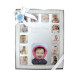 Фоторамка Эксклюзив 30*25см металл Babys First Year 1055-5_Серебро