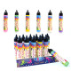 Контурная краска ЗD-гель 25мл Santi Liquid pop-up gel 7412**_белый