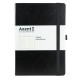 Блокнот 14,5*21см 96л. Axent Partner Prime в точку 8304-**_Черный