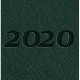 Ежедневник 2020 А5 Optima Cross O25235_Зеленый