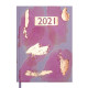 Ежедневник 2021 Buromax A5 Miracle BM.2179_Розовый