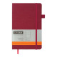 Блокнот 12,5*19,5см 96л. Buromax Tweed в линию BM.291263_Серый