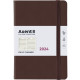 Ежедневник 2024 А5 Axent Partner Soft Diamond 8818-24-A_Коричневый