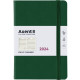 Ежедневник 2024 А5 Axent Partner Soft Diamond 8818-24-A_Изумрудный