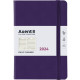 Ежедневник 2024 А5 Axent Partner Soft Diamond 8818-24-A_Фиолетовый