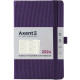 Еженедельник 2024 Axent 12,5*19,5 Partner Lines 8515-24_Фиолетовый