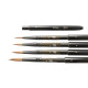 Кисть - Rosa Travel Brush, Ocean 168 соболь круглая 197168 к.р._№2
