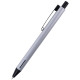 Ручка шариковая Axent Prime, автоматическая синяя AB1103-**-02-A_Серебро