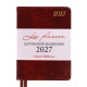 Ежедневник 2027 А6 Leo Planner Aldento мягкий AL2527**_Коричневый