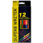 Карандаши цветные 12шт/24цв. Marco Superb Writer двухсторонние 4110-12CB