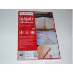 Этикетки самоклеящиеся А4 белые (1 лист) Optima