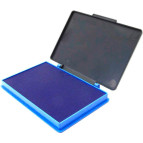 Подушка штемпельная 110х70мм синяя KORES K71570