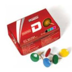 Кнопки цветные DATUM 50шт D1731