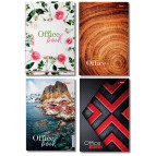 Тетрадь А4 96л. твердая картонная обложка Бриск ДКВ-6