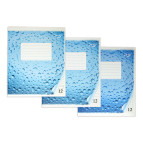 Тетрадь школьная А5+ 168*203мм 12л. Бриск фоновая ТВ-50