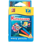 Карандаши восковые 12цв. ЛУЧ 12С 871-08
