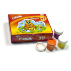 Гуашь ГАММА набор 12 цв. по 20 мл Мультики 221032