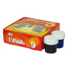 Гуашь ГАММА набор 9 цв. по 20 мл Мультики 221031