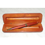 Ручка шариковая Дерево в дерев. футляре WOODY W011