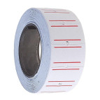 Ценники-лента малые белые 12*20мм 800шт для 1рядн этикет-пистолета C-01