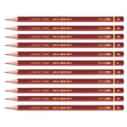 Карандаши чернографитные простые, набор 12шт Economix E11304