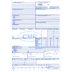 Товарно-транспортная накладная ТТН международная (Форма CMR) А4 100л. без нумерации