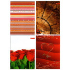 Блокнот на спирали А6 72л. твердая картонная обложка Скат ТПП-1