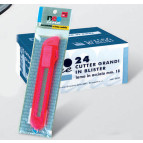 Нож канцелярский лезвие 18мм NEO LINE/GBP 6400