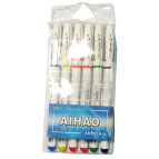 Ручки гелевые AIHAO набор 6шт 801A-6