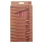 Карандаши цветные толстые 12цв. Marco Natural Jumbo с точилкой 6400-12CB