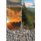 Тетрадь А4 96л. твердая картонная обложка офсет ламинат Фолдер