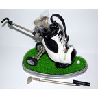 Подставка канцелярская GOLF на колесиках + ручки 312-114