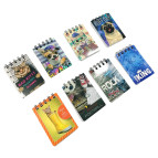 Блокнот на спирали А7 80л. ЛИДЕР в ассортименте Микс 10080