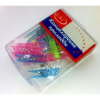 Прищепки LKC пластиковые в пласт. футляре 1070