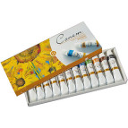 Краска масляная - ЗХК Невская Палитра Сонет набор 12цв. по 10мл туба №4 2641099