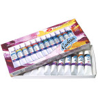 Краски акриловые ЗХК Невская Палитра Ладога набор 12цв. по 18мл туба №6  2241008