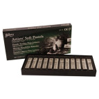 Пастель сухая MUNGYO профессиональная 12цв. Уголь MPV-12С