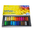 Пастель сухая - MUNGYO полумягкая 24цв. квадратная MPS-24