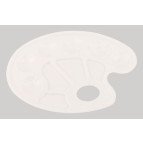 Палитра D.K. Art-Craft пластик овальн. с лунками 17*23,5см 18418