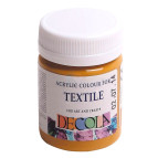 Краска акриловая для ткани ЗХК Невская Палитра DECOLA 50мл Охра светлая 4128206