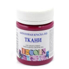 Краска акриловая для ткани ЗХК Невская Палитра DECOLA 50мл Розовая темная 4128334