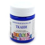 Краска акриловая для ткани ЗХК Невская Палитра DECOLA 50мл Ультрамарин 4128511