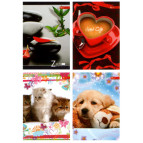 Блокнот для записей А6 48л. твердая картонная обложка Скат ТП-23