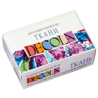 Краска акриловая для ткани Decola ЗХК Невская Палитра набор 6цв. по 20мл 4141025