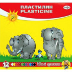 Пластилин 12 цв. ГАММА Юный Художник 168г стек, карт кор 280045