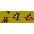 Картон дизайнерский URSUS А4 300г UR-12722203R Медвежата