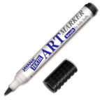 Маркер KREUL для ткани Черный с кисточным наконечником KR-90618