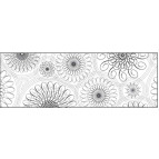 Картон URSUS А4 220г UR-6036 46 13R Черно-белый Спираль орнаменты на белом фоне