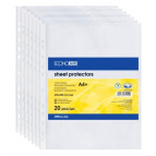 Файлы А4 30мк 20шт (+5мм ширины) Economix E31112