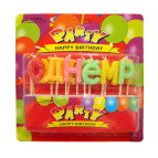 Свечи-набор для торта Camis 0338-3 Буквы С Днем Рождения